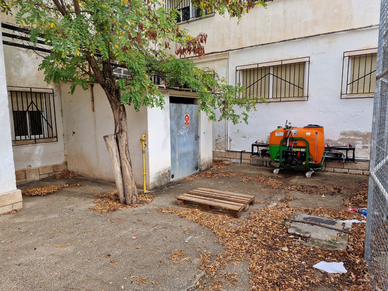 Vista  patio zona caseta